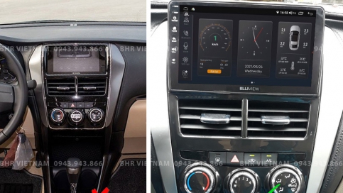 Màn hình DVD Android liền camera 360 xe Toyota Vios 2019 - nay | Elliview S4 Deluxe 